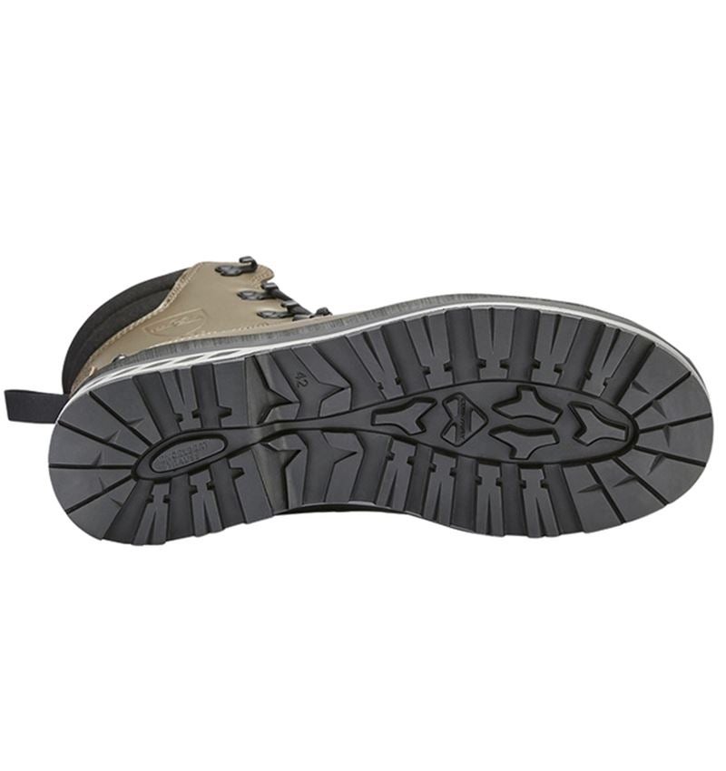 S2: e.s. S2 Veiligheidsschoenen Triton voor de bosbouw + moddergroen 4