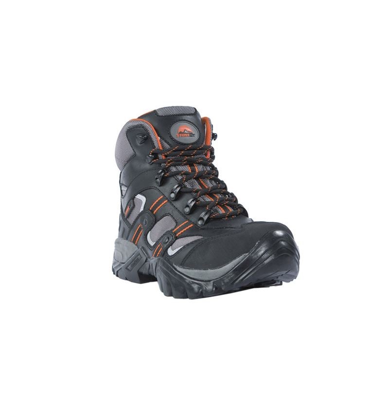 S3: STONEKIT S3 Veiligheidsschoenen Torino + zwart/oranje 2