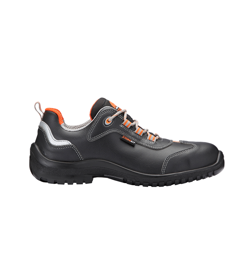 S3: STONEKIT S3 halfhoge veiligheidsschoen Luke + zwart/oranje