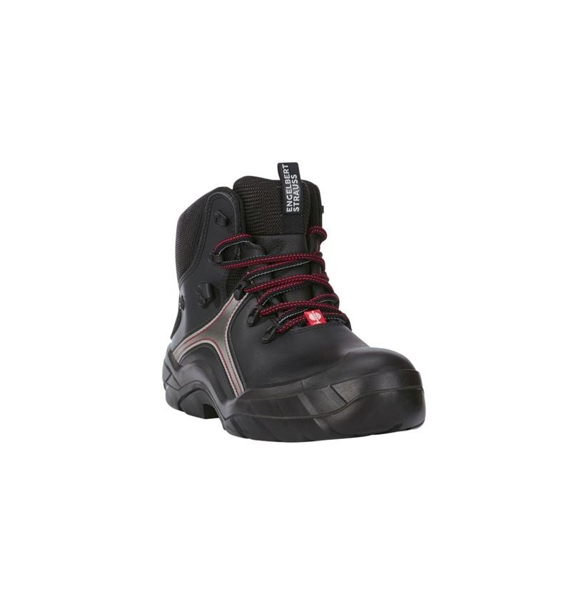 S3: e.s. S3 Veiligheidsschoenen Avior + zwart/rood 3
