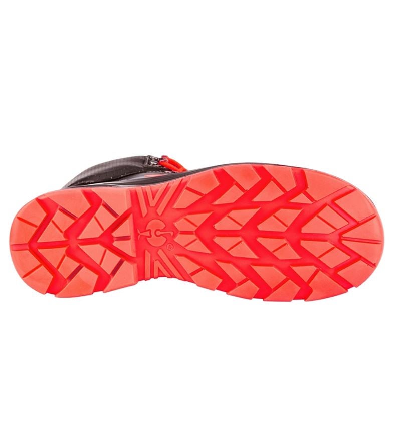 S3: S3 Halfhoge veiligheidsschoe. e.s. Umbriel II mid + zwart/signaalrood 3