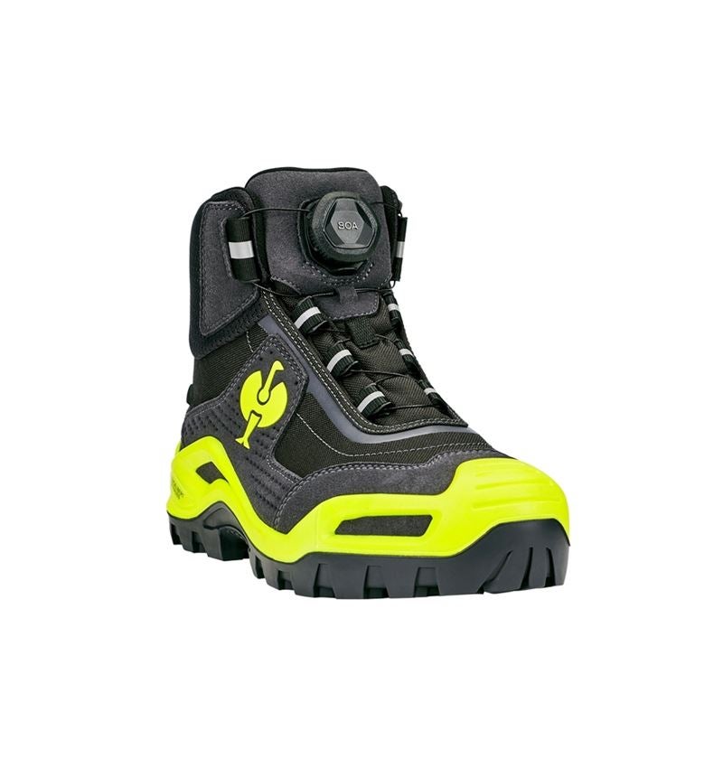 S3: S3 Veiligheidsschoenen e.s. Kastra II mid + antraciet/signaalgeel 5