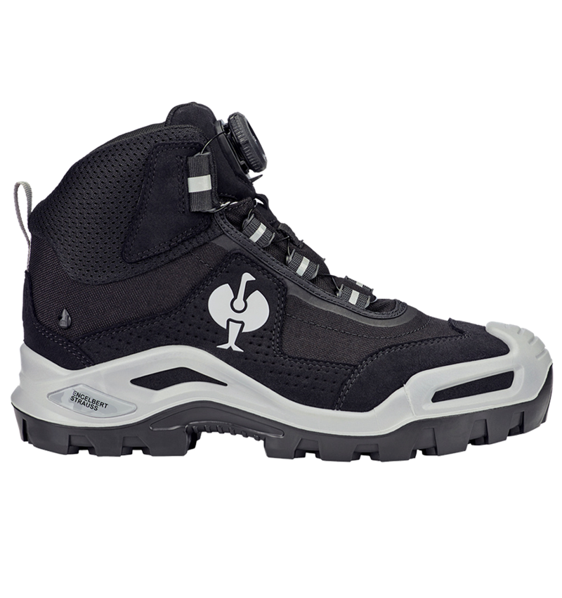S3: S3 Veiligheidsschoenen e.s. Kastra II mid + zwart/platina 4