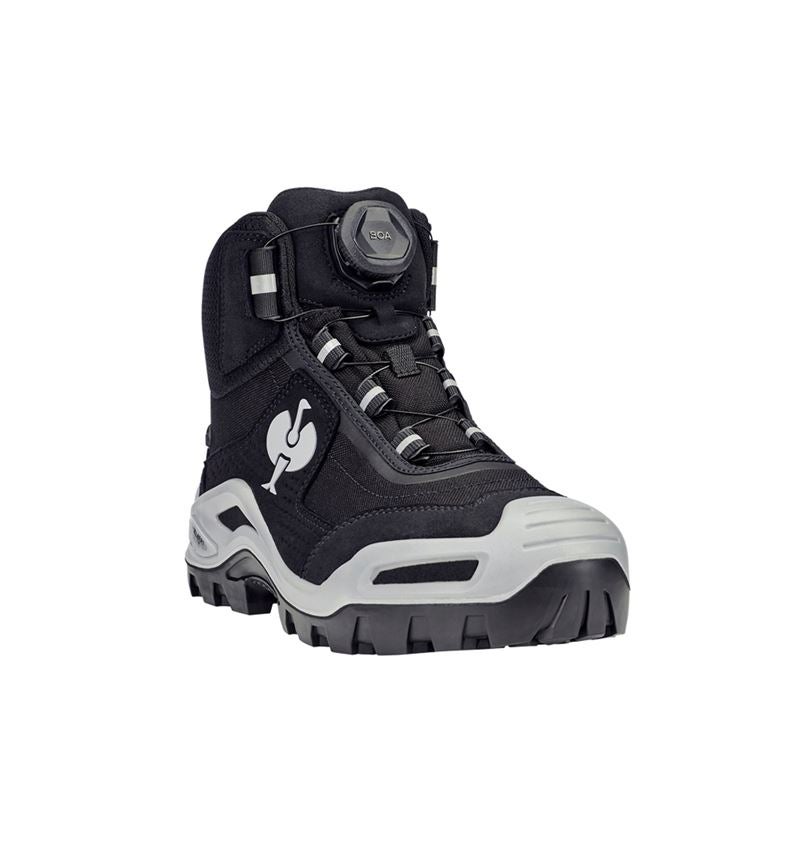 S3: S3 Veiligheidsschoenen e.s. Kastra II mid + zwart/platina 5