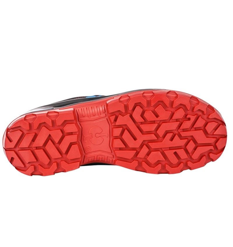 S3: S3 Veiligheidsschoenen e.s. Kastra II low + zwart/vuurrood/gentiaanblauw 3