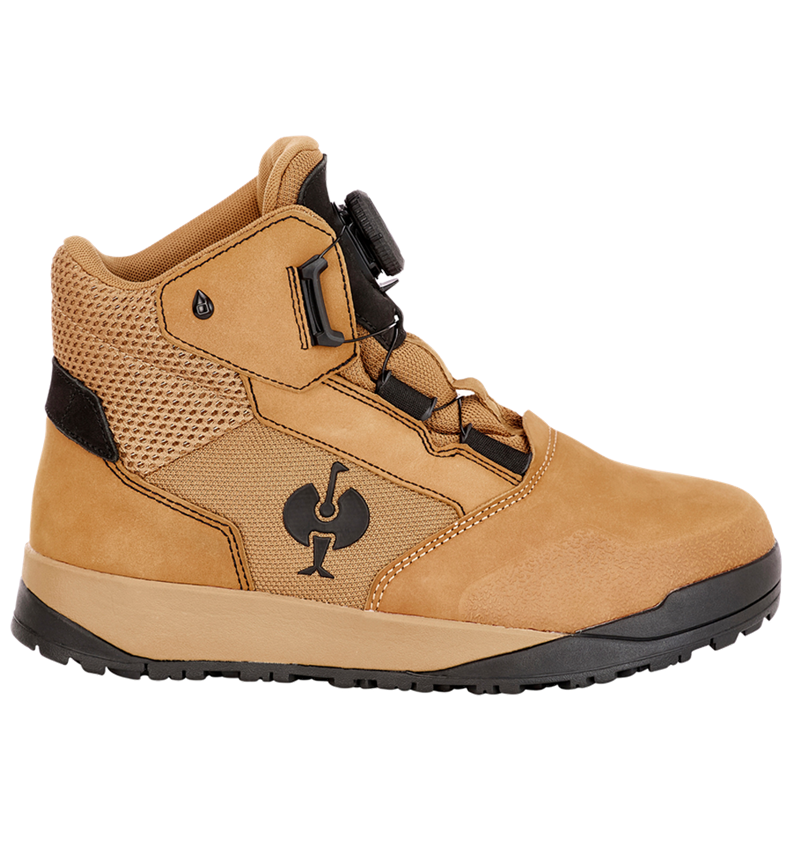 S7: S7 Veiligheidsschoenen e.s. Murcia mid + amandelbruin/zwart 3