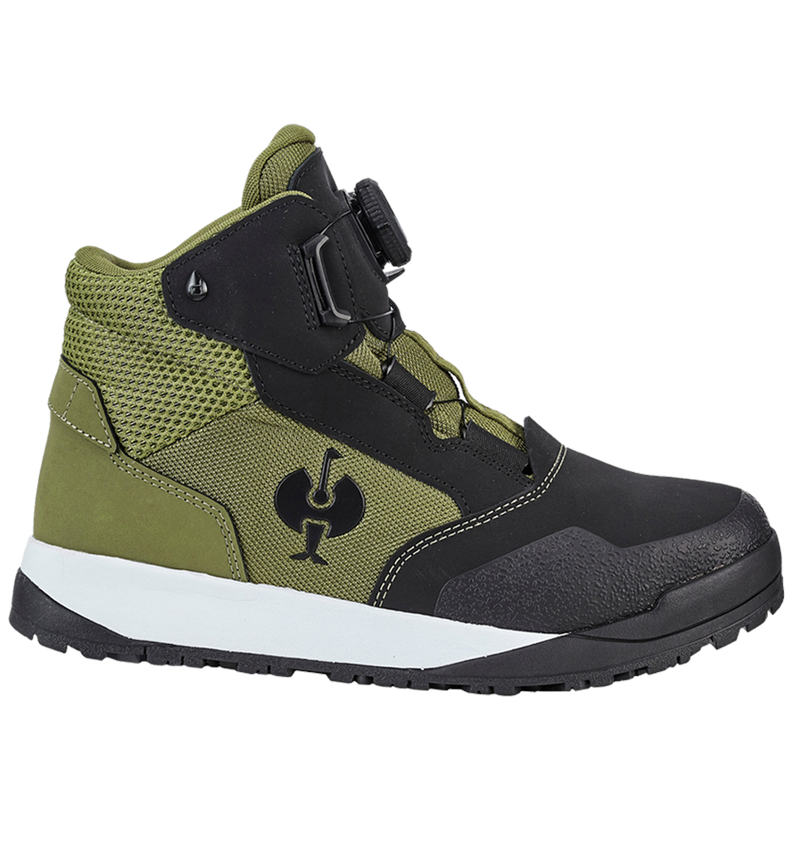 S7: S7 Veiligheidsschoenen e.s. Murcia mid + zwart/berggroen 2