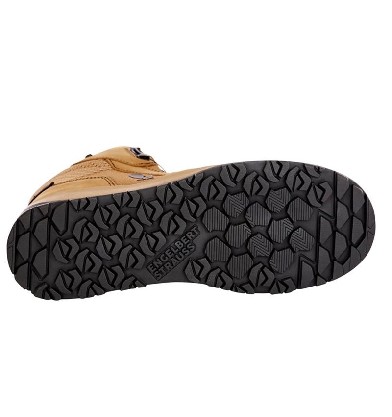 S7: S7 Veiligheidsschoenen e.s. Murcia mid + amandelbruin/zwart 5
