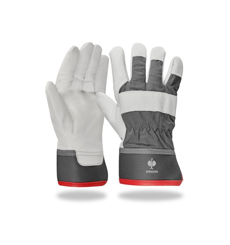 Leer: Winterhandschoenen van generfd leder Yukon