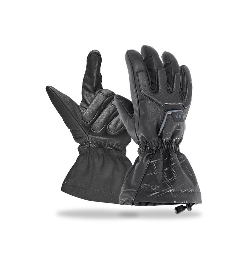 Hybride: e.s. Winterhandschoen Cupid Ice + zwart/grijs