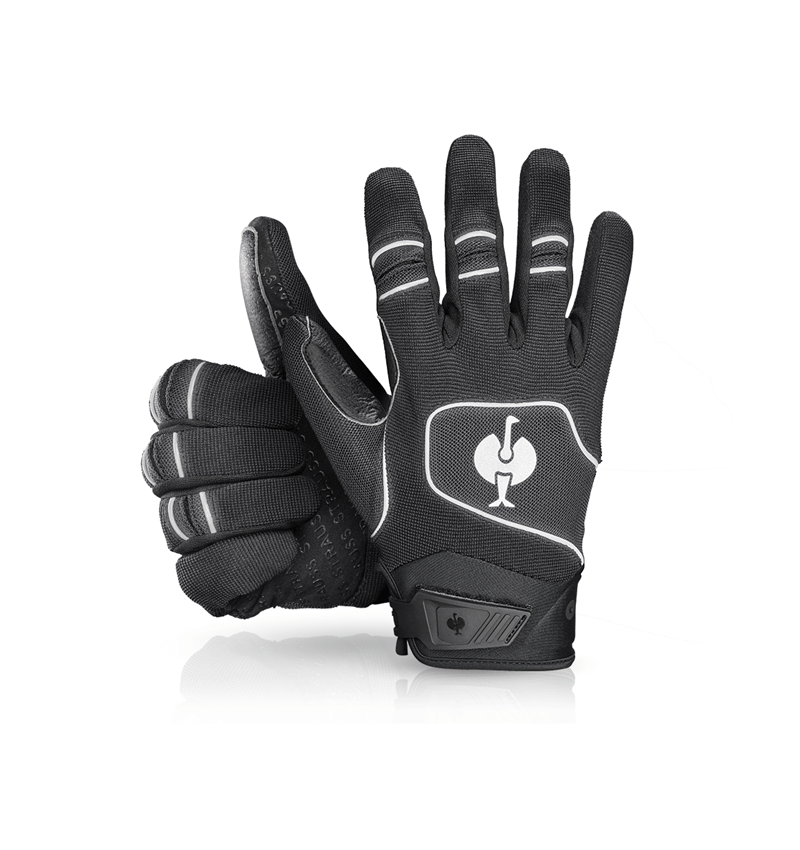 Handschoenen: Handschoenen e.s.ambition + zwart