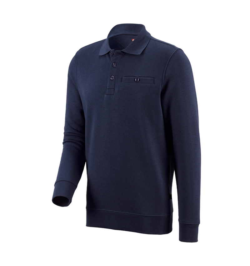 Bovenkleding: e.s. Sweatshirt poly cotton Pocket + donkerblauw 4