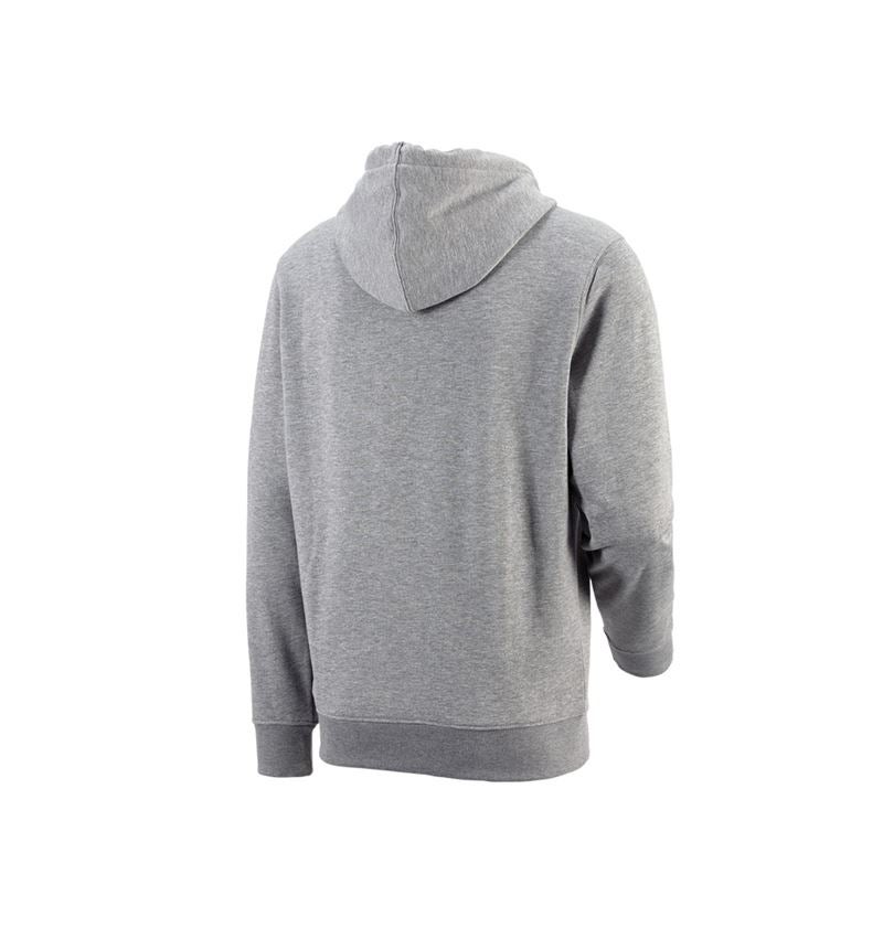 Bovenkleding: e.s. Hoody-Sweatshirt poly cotton + grijs mêlee 2