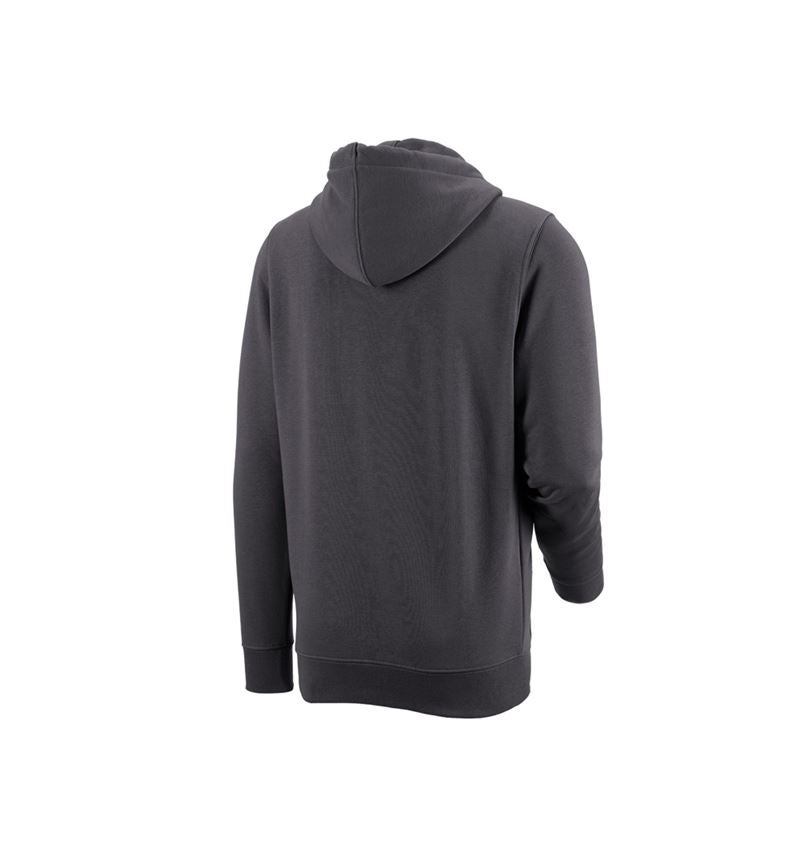 Bovenkleding: e.s. Hoody-Sweatjack poly cotton + antraciet 3