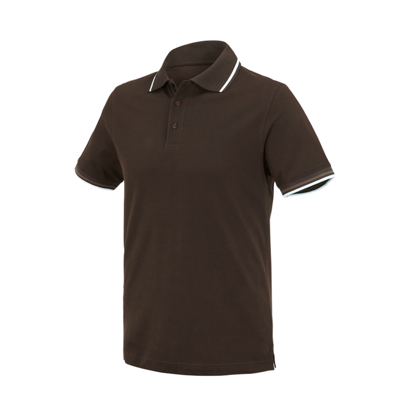 Bovenkleding: e.s. Polo-Shirt cotton Deluxe Colour + kastanje/hazelnoot 2