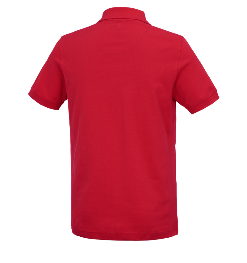 Bovenkleding: e.s. Polo-Shirt cotton Deluxe + vuurrood 3