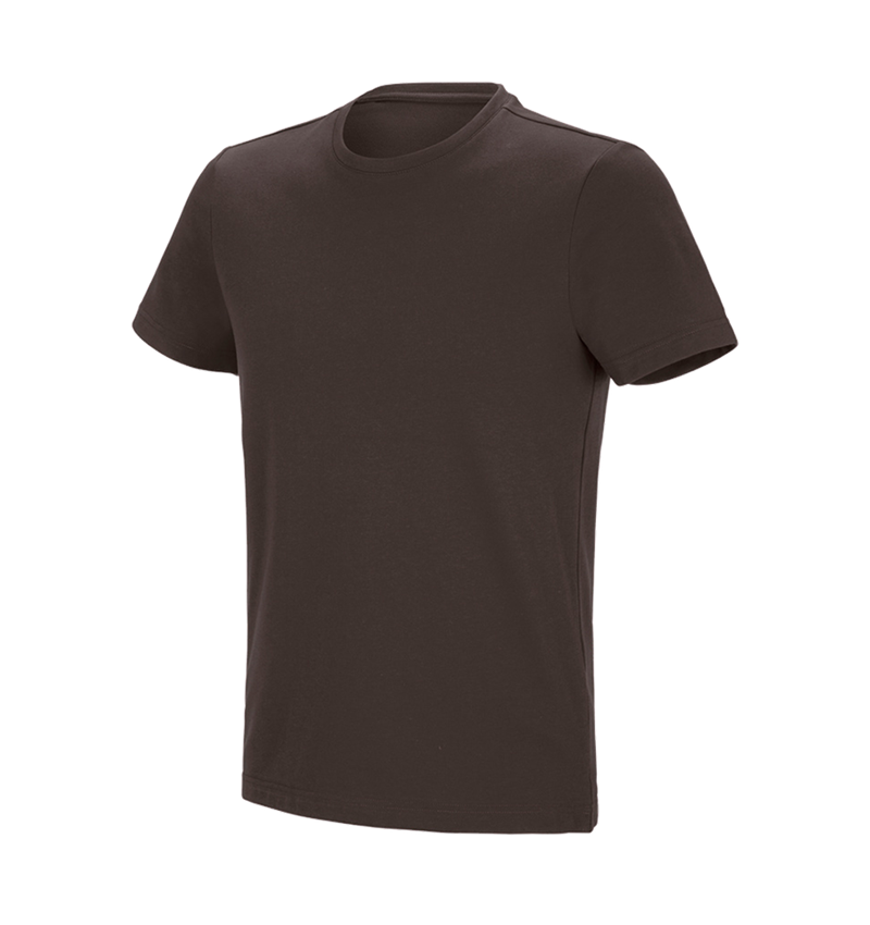 Bovenkleding: e.s. Functioneel T-shirt poly cotton + kastanje 2