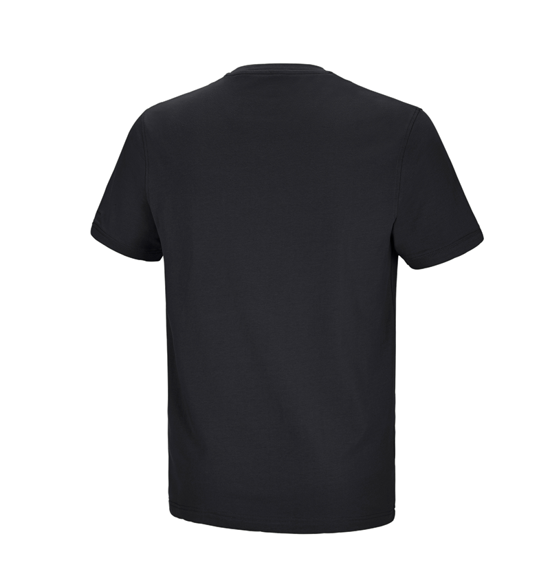 Onderwerpen: e.s. T-shirt cotton stretch Pocket + zwart 3