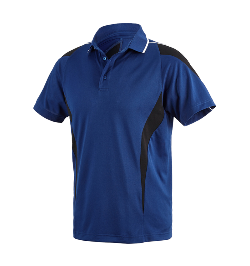 Bovenkleding: e.s. Funktioneel Polo-Shirt poly Silverfresh + korenblauw/zwart 2