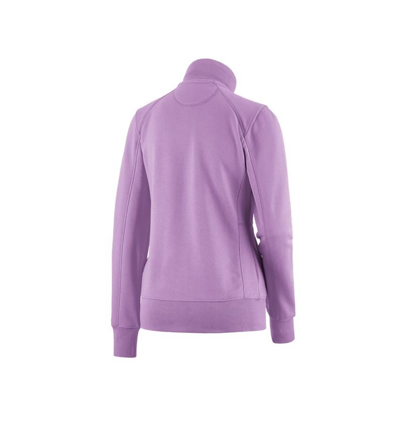 Bovenkleding: e.s. Sweatjack poly cotton, dames + lavendel 2