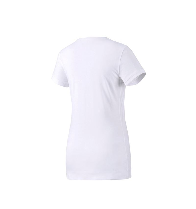Onderwerpen: e.s. Long-Shirt cotton, dames + wit 1