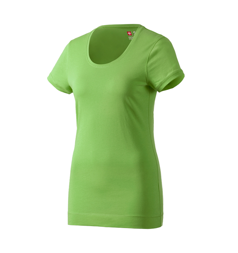 Bovenkleding: e.s. Long-Shirt cotton, dames + zeegroen 1
