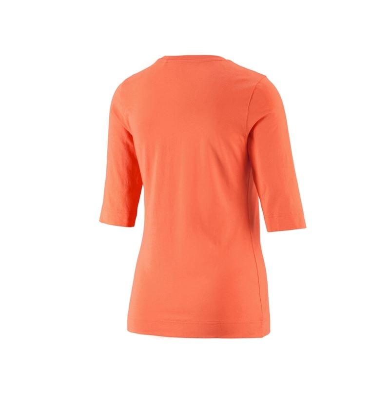Bovenkleding: e.s. Shirt 3/4-mouw cotton stretch, dames + nectarine 2