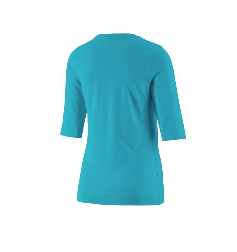 Bovenkleding: e.s. Shirt 3/4-mouw cotton stretch, dames + oceaan 2