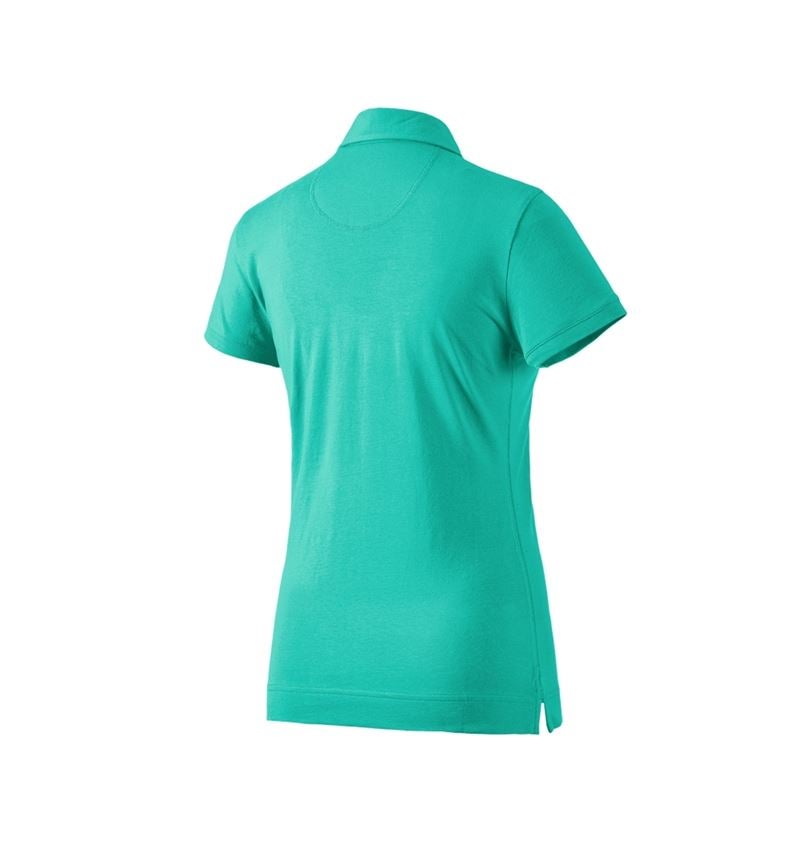 Bovenkleding: e.s. Polo-Shirt cotton stretch, dames + lagune 4