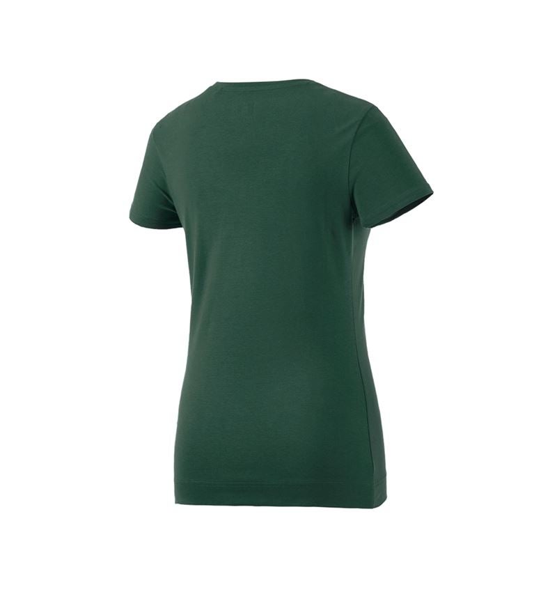 Bovenkleding: e.s. T-Shirt cotton stretch, dames + groen 4