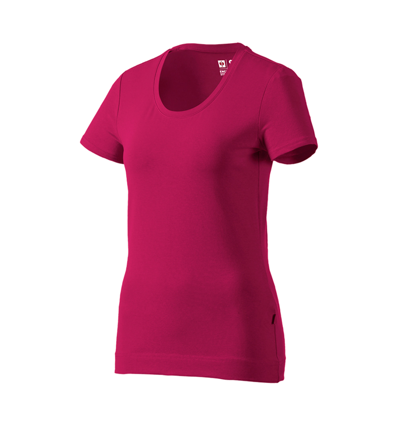 Bovenkleding: e.s. T-Shirt cotton stretch, dames + bessen 3