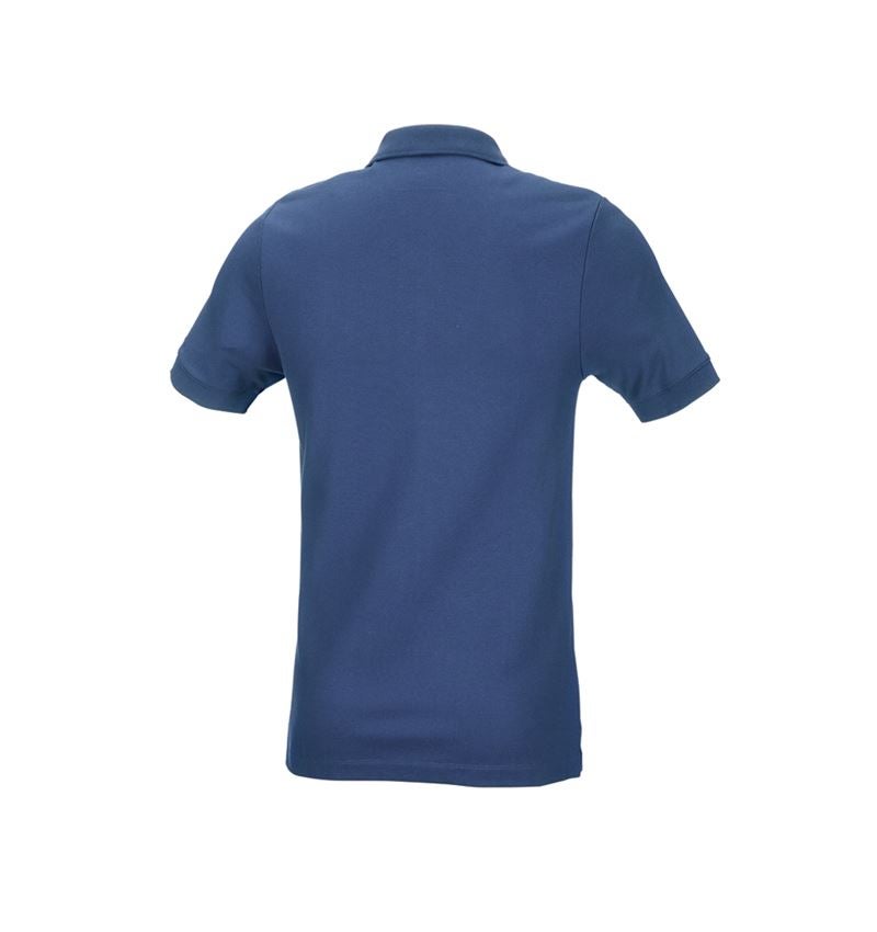 Schrijnwerkers / Meubelmakers: e.s. Pique-Polo cotton stretch, slim fit + kobalt 3