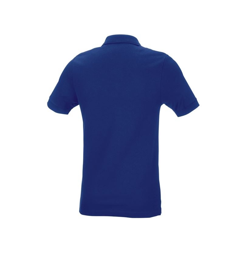 Bovenkleding: e.s. Pique-Polo cotton stretch, slim fit + korenblauw 3
