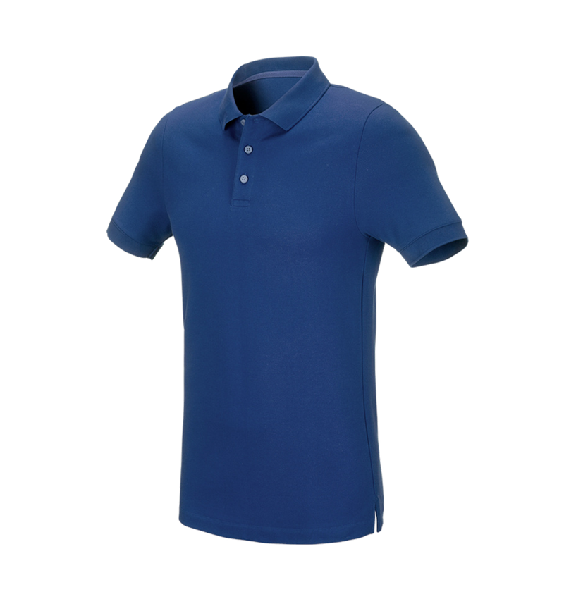 Schrijnwerkers / Meubelmakers: e.s. Pique-Polo cotton stretch, slim fit + alkalisch blauw 2