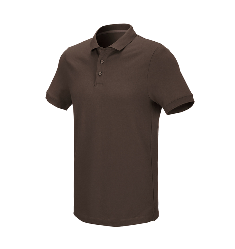 Schrijnwerkers / Meubelmakers: e.s. Pique-Polo cotton stretch + kastanje 2