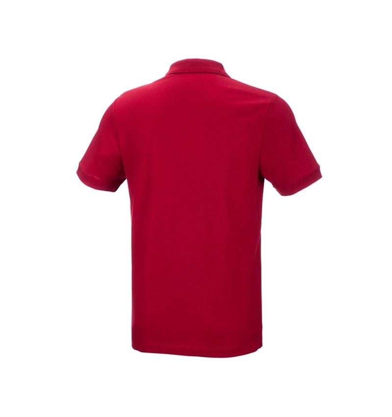 Bovenkleding: e.s. Pique-Polo cotton stretch + vuurrood 4
