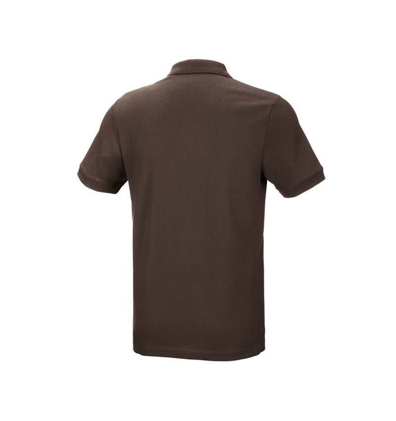 Schrijnwerkers / Meubelmakers: e.s. Pique-Polo cotton stretch + kastanje 3