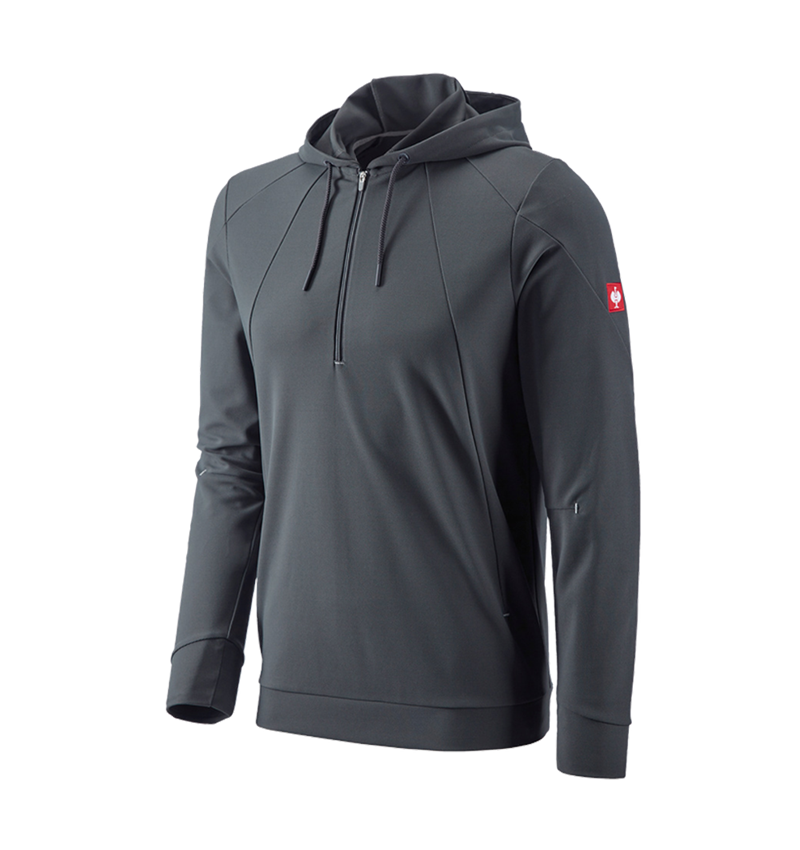 Onderwerpen: e.s. Functionele Hoody-Longsleeve UV + antraciet/platina 4