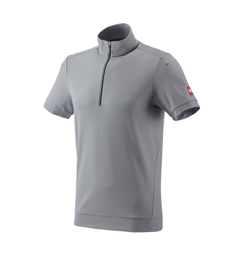 Bovenkleding: e.s. Functioneel ZIP-T-Shirt UV + platina/antraciet 3