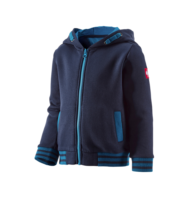 Bovenkleding: Hoody-Sweatjack e.s.motion 2020, kinderen + donkerblauw/atol 2