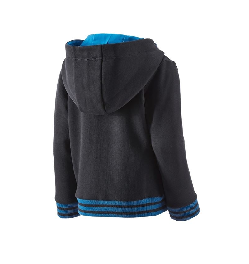 Bovenkleding: Hoody-Sweatjack e.s.motion 2020, kinderen + grafiet/gentiaanblauw 2