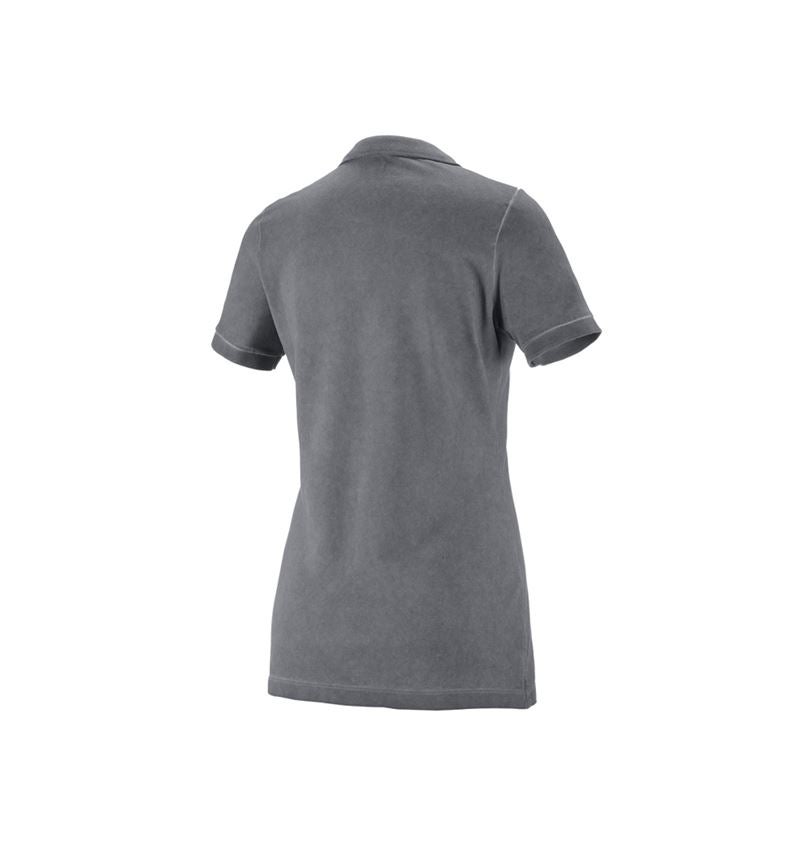 Bovenkleding: e.s. Polo-Shirt vintage cotton stretch, dames + cement vintage 4