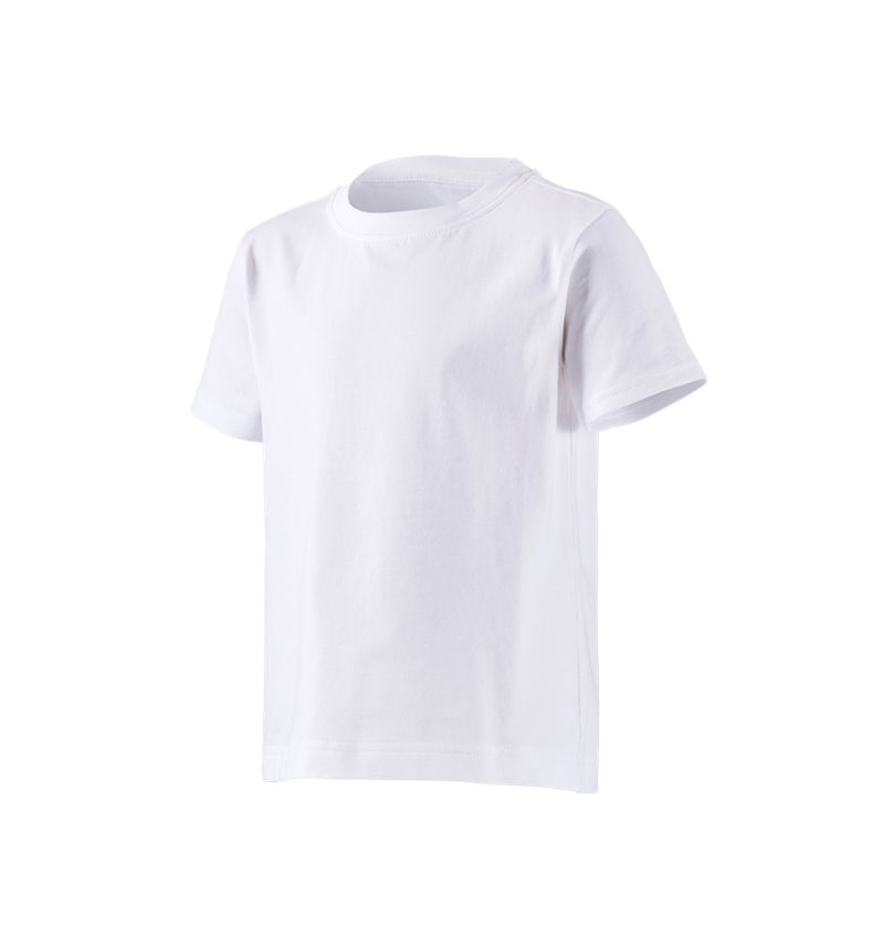 Bovenkleding: e.s. T-shirt cotton stretch, kinderen + wit 2
