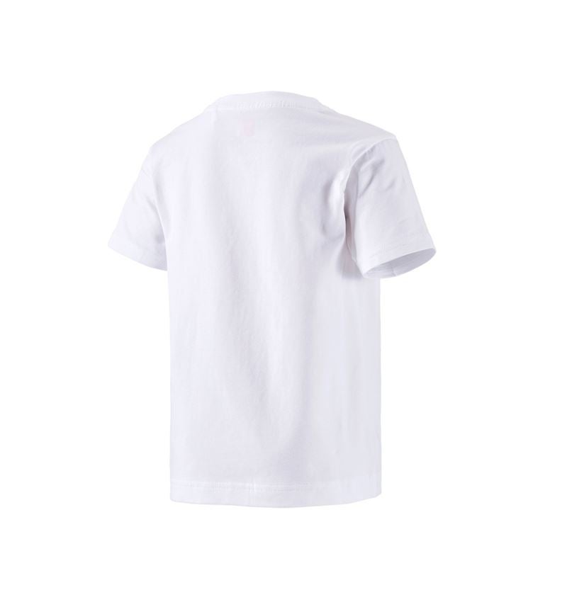 Bovenkleding: e.s. T-shirt cotton stretch, kinderen + wit 3