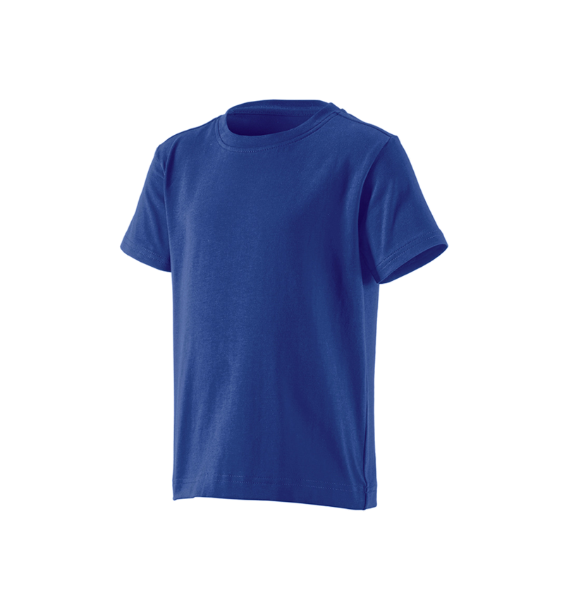 Bovenkleding: e.s. T-shirt cotton stretch, kinderen + korenblauw