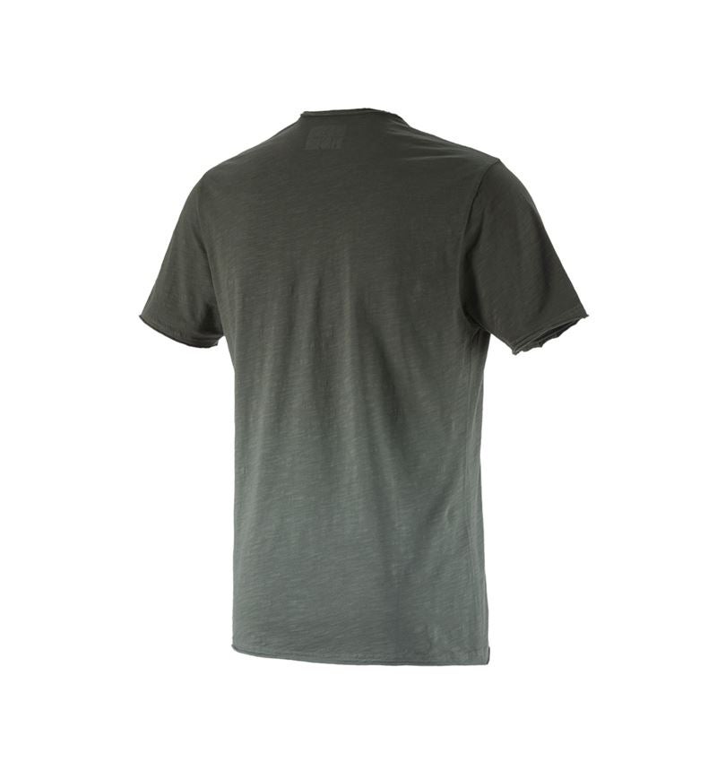 Bovenkleding: e.s. T-Shirt workwear ostrich + camouflagegroen vintage 3