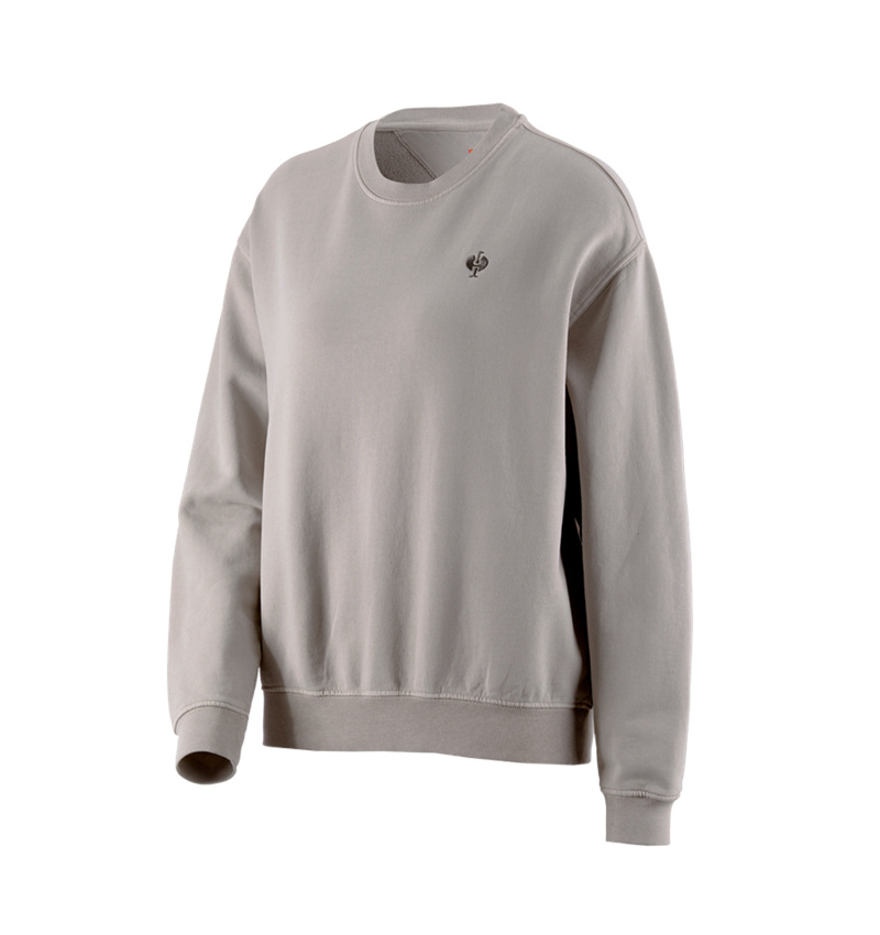 Bovenkleding: Oversized damessweatshirt e.s.motion ten + opaalgrijs vintage 3