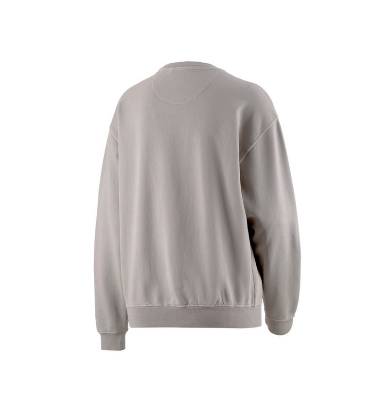 Bovenkleding: Oversized damessweatshirt e.s.motion ten + opaalgrijs vintage 4