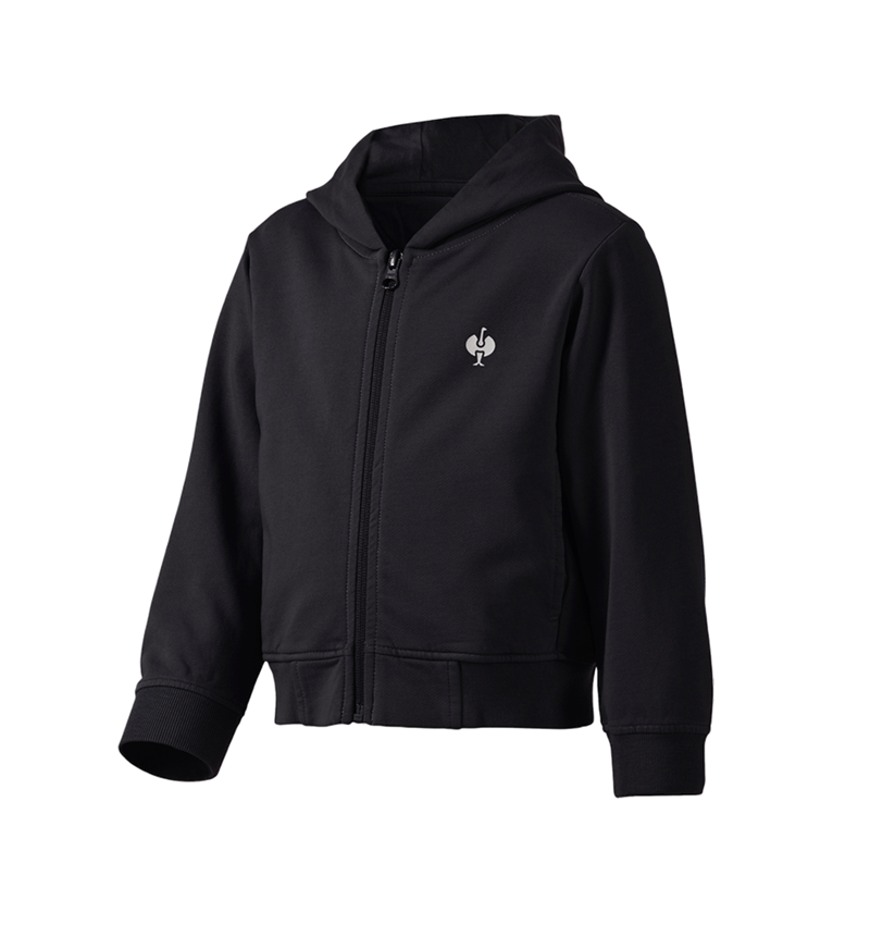 Bovenkleding: Capuchon-Sweatjack e.s.motion ten, kinderen + oxidezwart vintage 2
