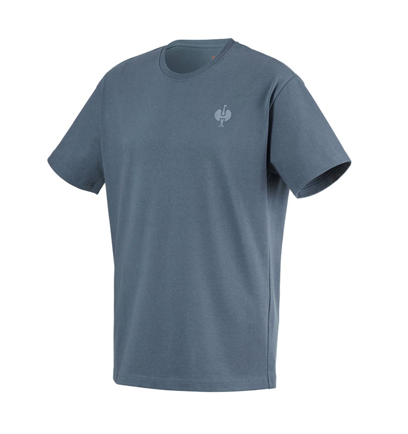 Bovenkleding: T-Shirt heavy e.s.iconic + oxideblauw 9
